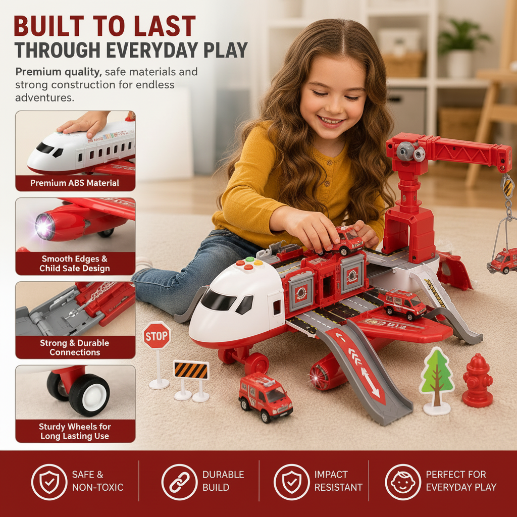 Adventure Airplane Playset for Creative Role Play and Imaginative Exploration
