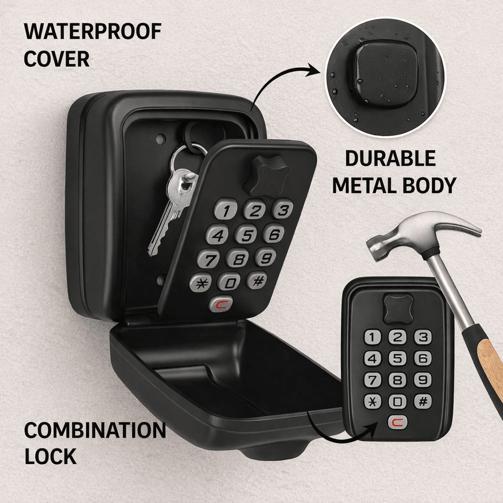 Outdoor Key Safe for Secure and Weatherproof Key Storage