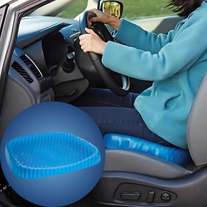Orthopedic Gel Seat Cushion for Tailbone and Lumbar Support