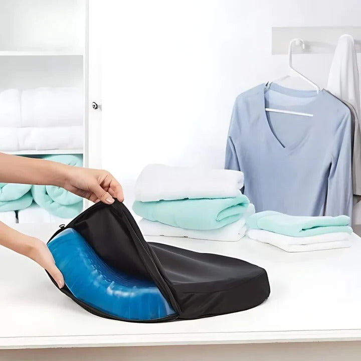 Orthopedic Gel Seat Cushion for Tailbone and Lumbar Support
