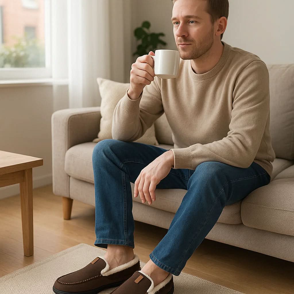 Warm Sheep’s Wool Loafer Slippers Designed for Ultimate Winter Comfort, Softness, and Cozy Indoor Wear