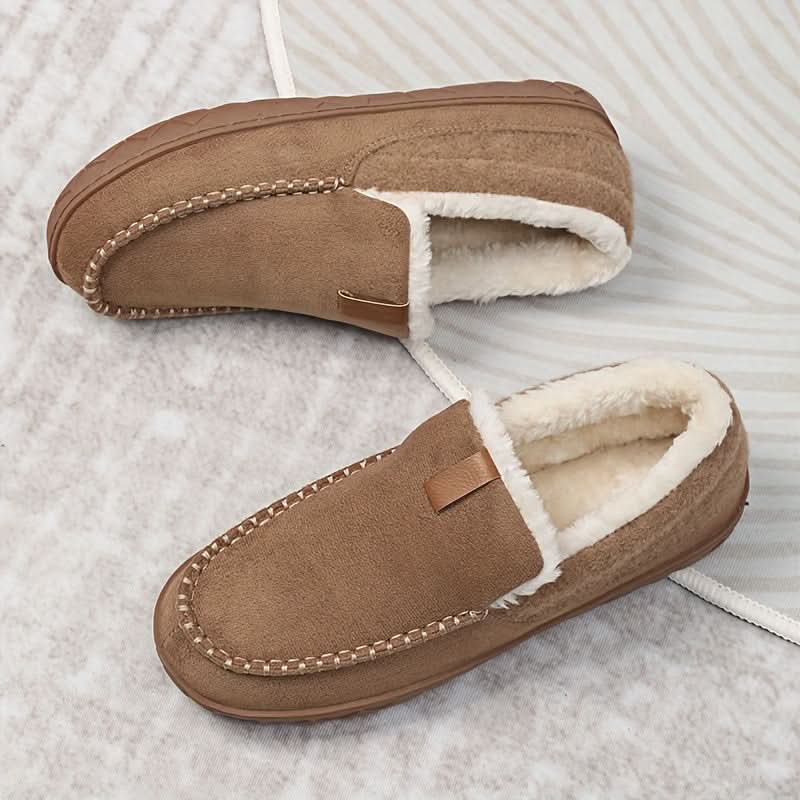 Warm Sheep’s Wool Loafer Slippers Designed for Ultimate Winter Comfort, Softness, and Cozy Indoor Wear