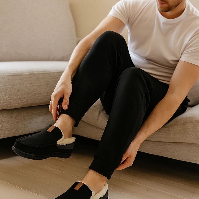 Warm Sheep’s Wool Loafer Slippers Designed for Ultimate Winter Comfort, Softness, and Cozy Indoor Wear