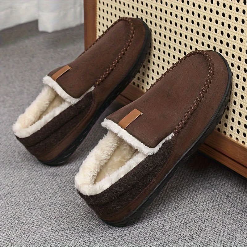 Warm Sheep’s Wool Loafer Slippers Designed for Ultimate Winter Comfort, Softness, and Cozy Indoor Wear