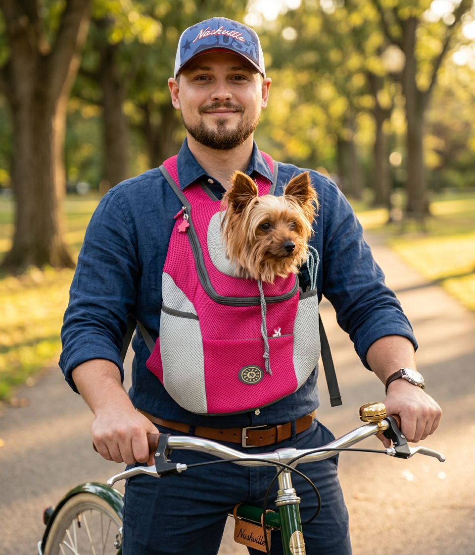 Ergonomic Dog Carrier Backpack with Comfort Padding