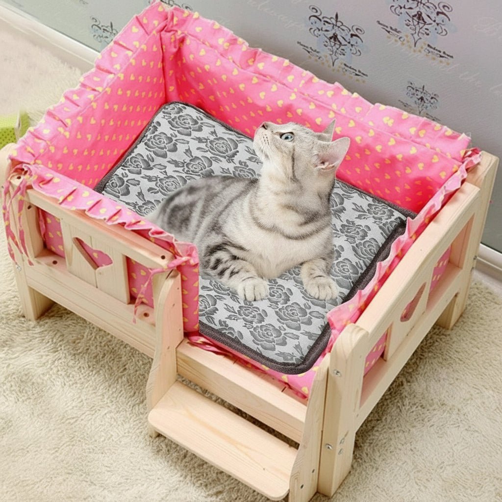 Electric Pet Heating Pad with Temperature Control and Waterproof Surface