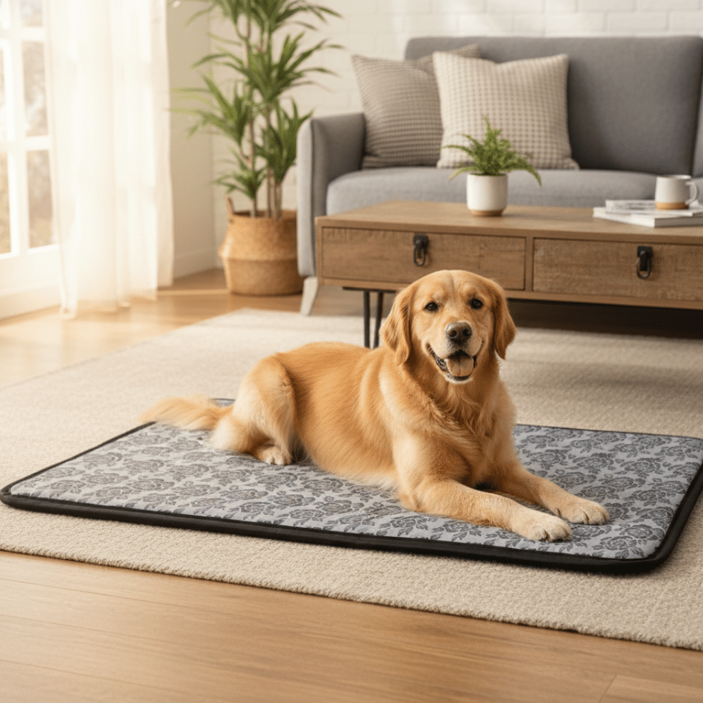 Electric Pet Heating Pad with Temperature Control and Waterproof Surface