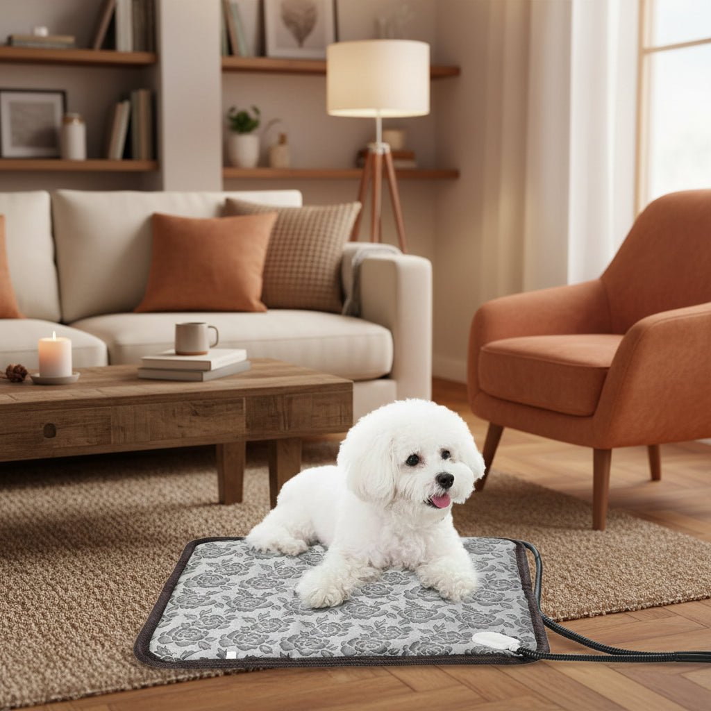 Electric Pet Heating Pad with Temperature Control and Waterproof Surface