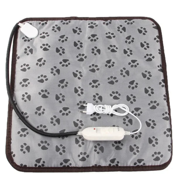 Electric Pet Heating Pad with Temperature Control and Waterproof Surface