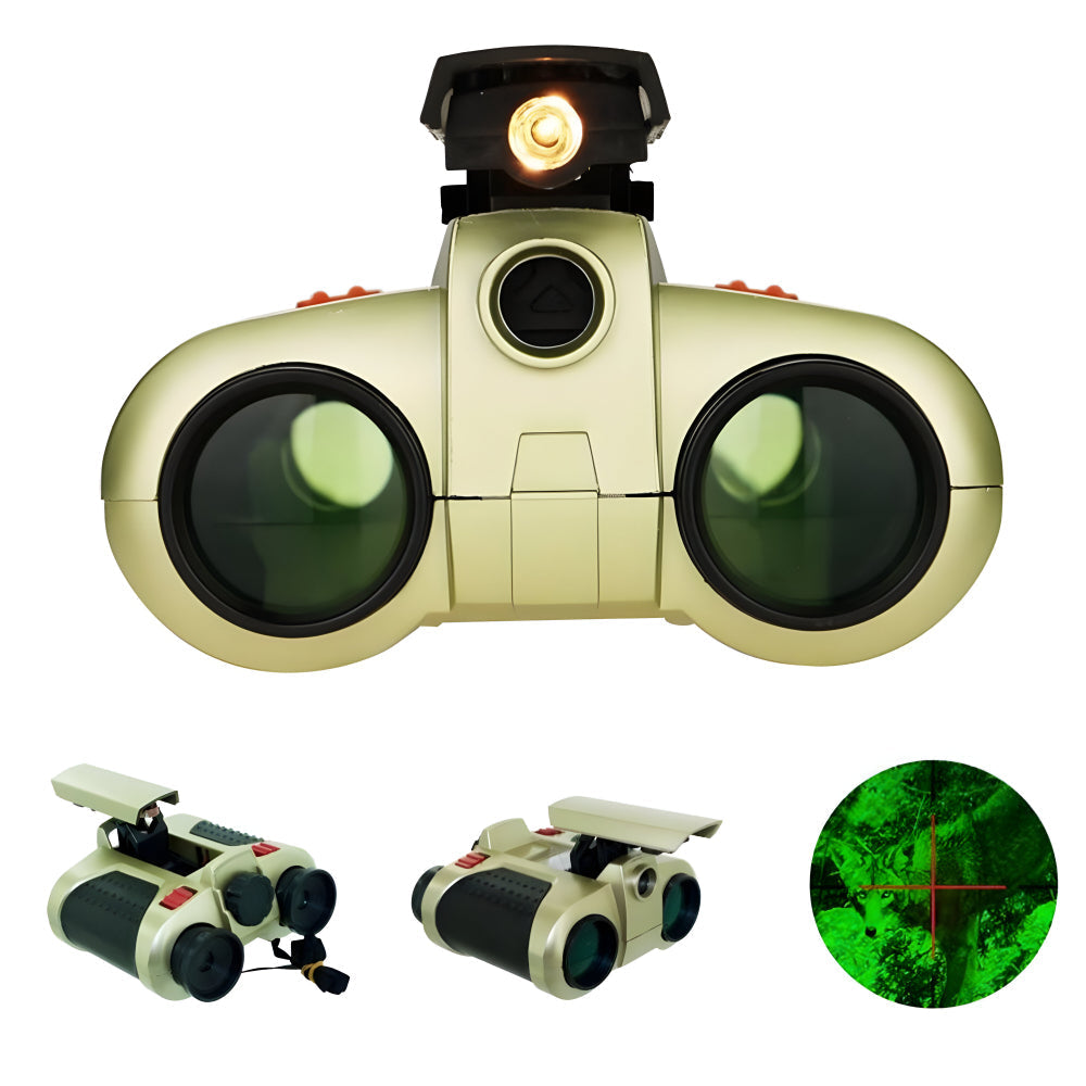 Night Vision Binoculars for Kids | 4x30 Magnification | Durable and Waterproof