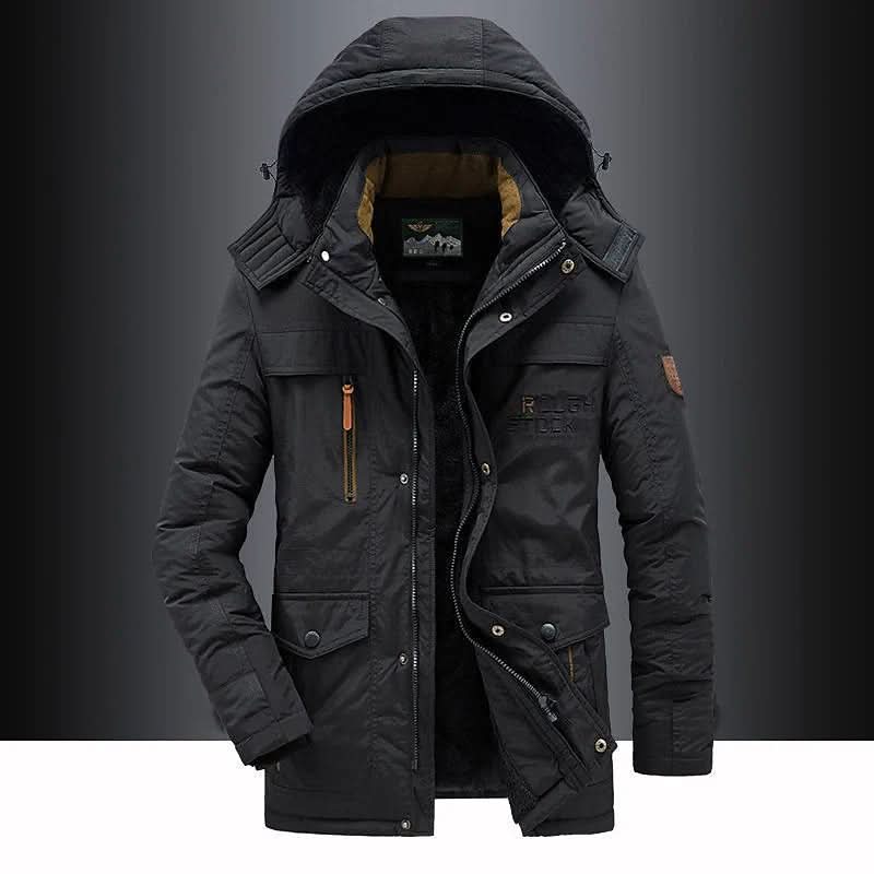 Warming Parka with Windproof Fleece Lining