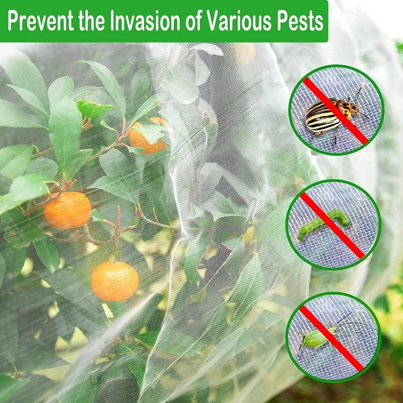 HDPE Insect Net for Breathable Plant Protection and Pest Control