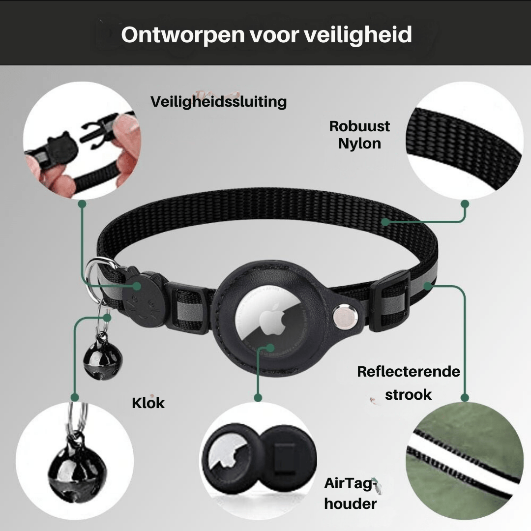 GPS Tracker Collar for Cat Safety and Visibility
