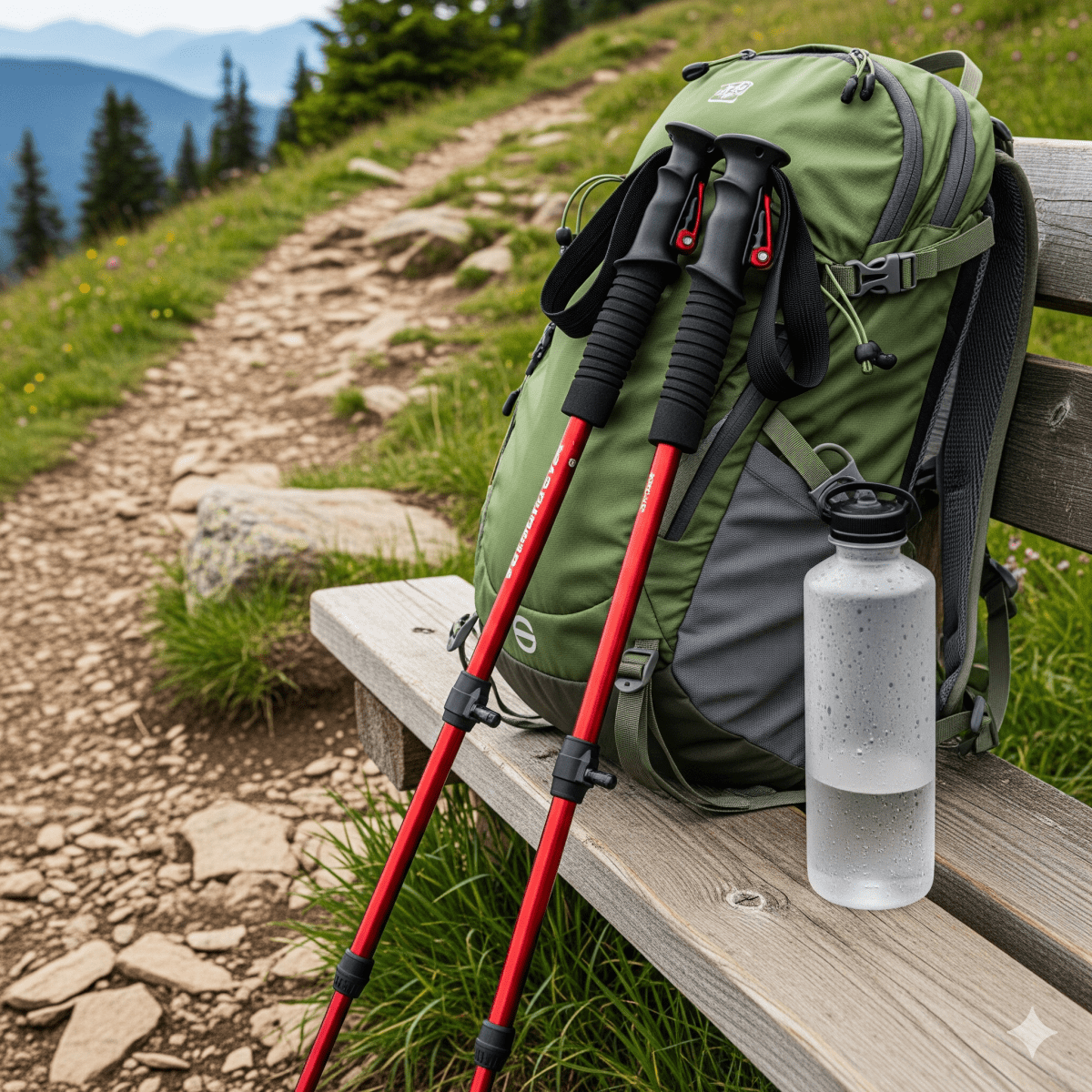 Adjustable Trekking Poles for Enhanced Stability and Comfort