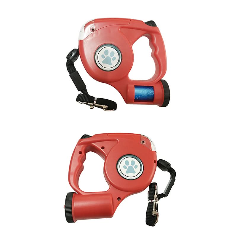 LED Dog Leash with Built-in Flashlight for Safe Walks