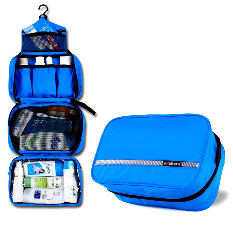 Large Waterproof Toiletry Bag for Men & Women | Travel Cosmetic Organizer | Durable Design & Spacious Storage