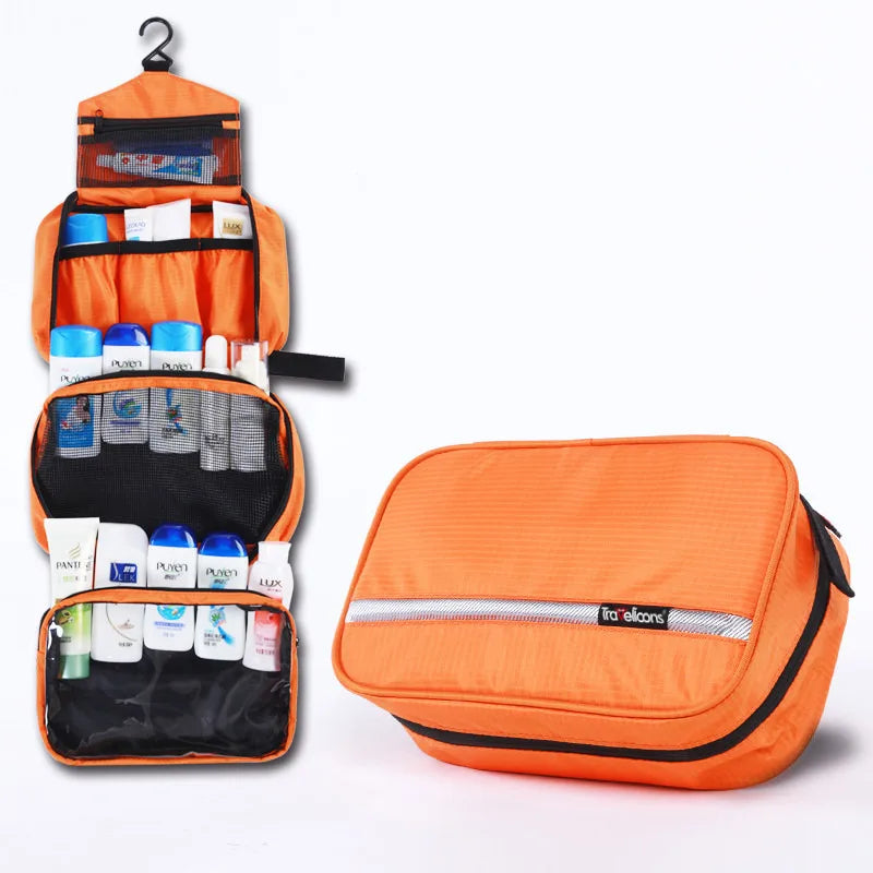 Large Waterproof Toiletry Bag for Men & Women | Travel Cosmetic Organizer | Durable Design & Spacious Storage