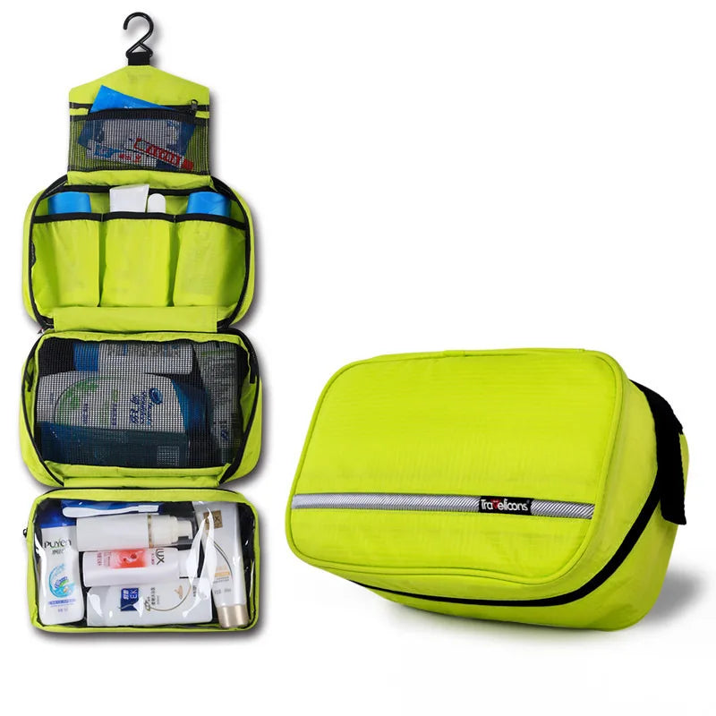 Large Waterproof Toiletry Bag for Men & Women | Travel Cosmetic Organizer | Durable Design & Spacious Storage
