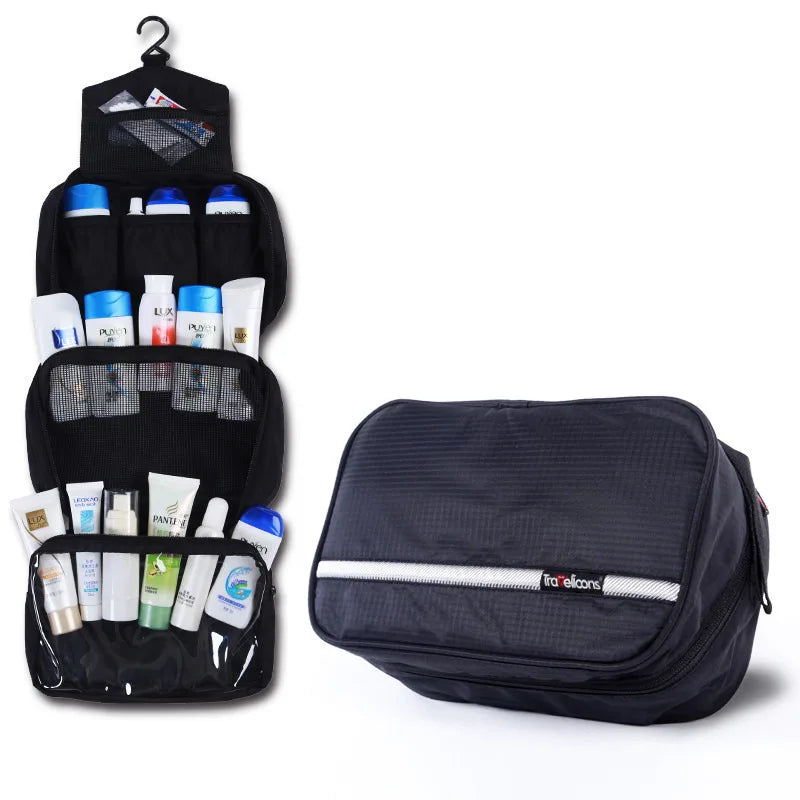 Large Waterproof Toiletry Bag for Men & Women | Travel Cosmetic Organizer | Durable Design & Spacious Storage