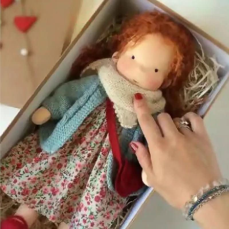 Handmade Waldorf Cotton Doll for Soft, Natural, and Imaginative Play with Timeless Minimalist Charm