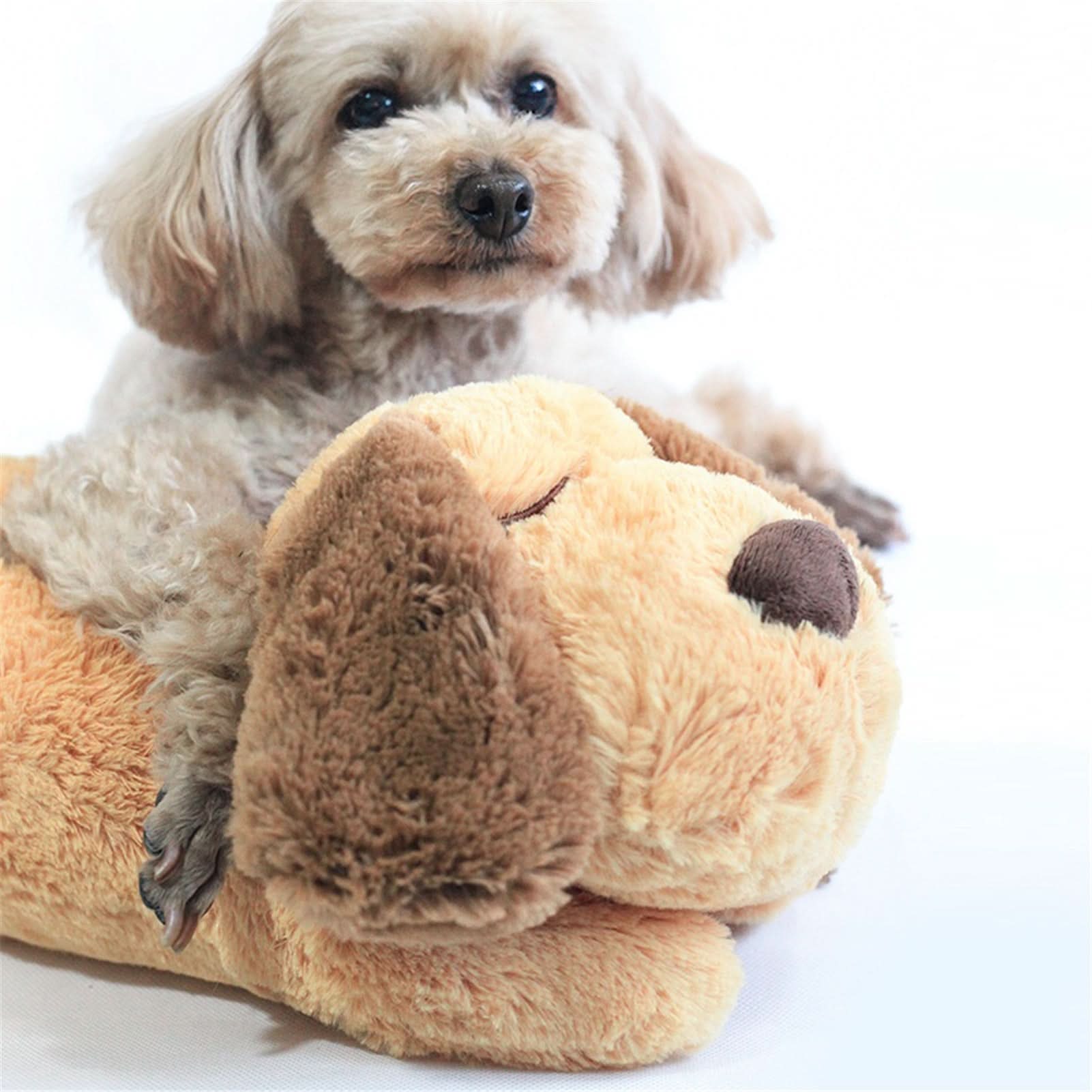 Soothing Plush Toy with Heartbeat for Puppies