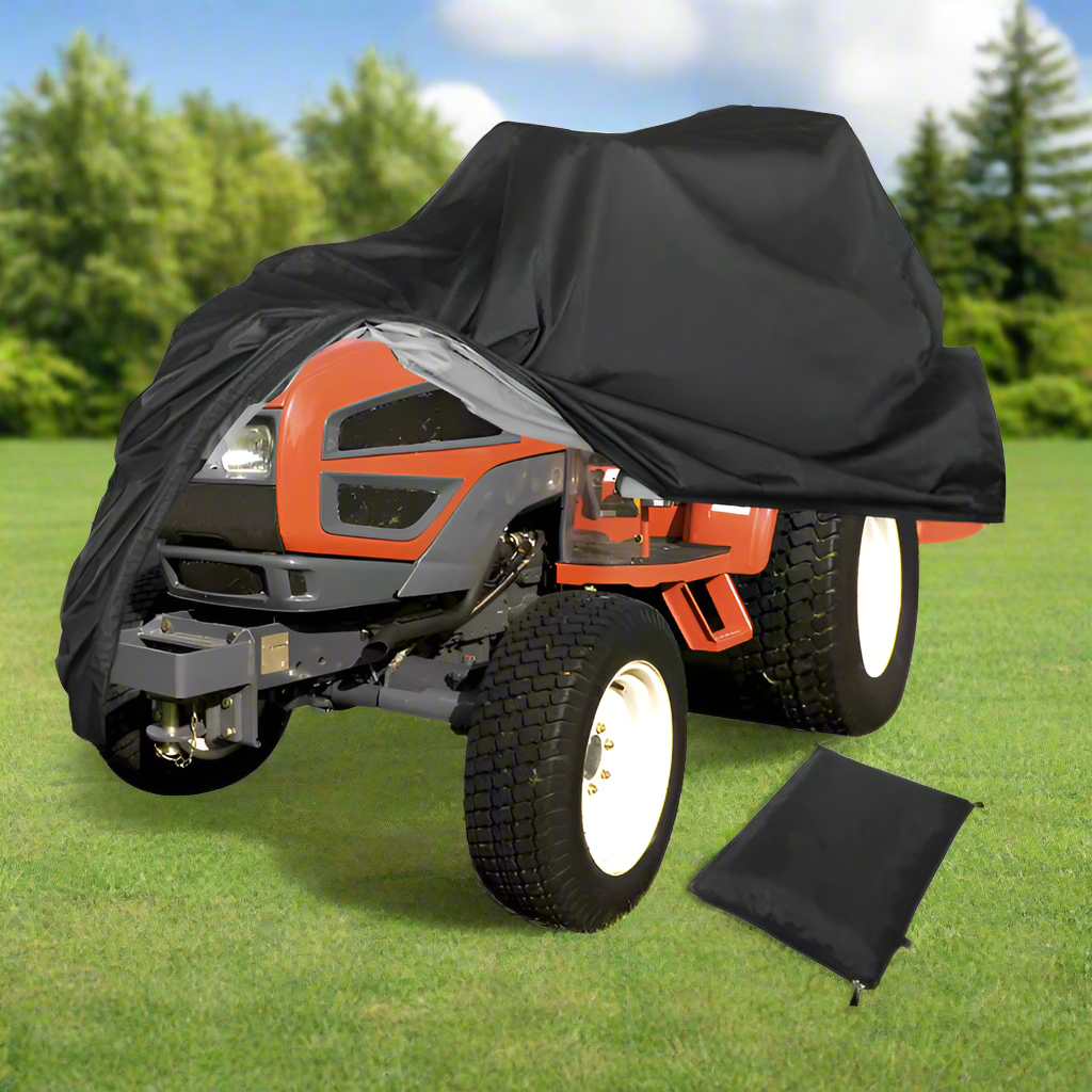 Durable Waterproof Lawn Mower Cover - All-Weather Protection for Push and Riding Mowers