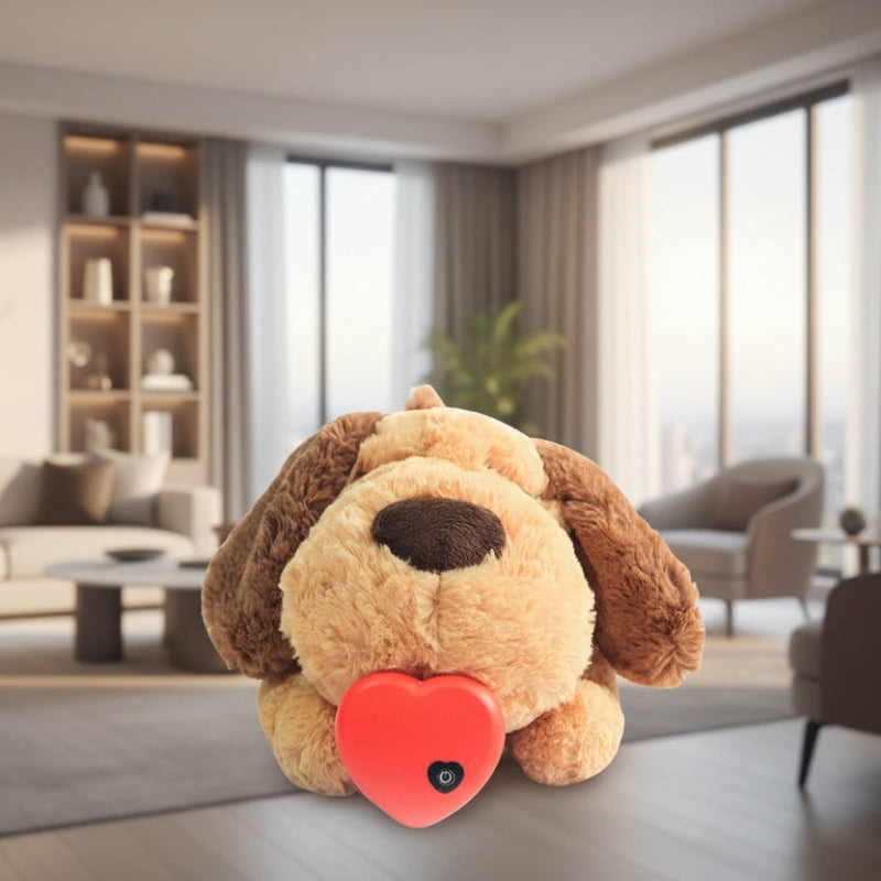 Soothing Plush Toy with Heartbeat for Puppies