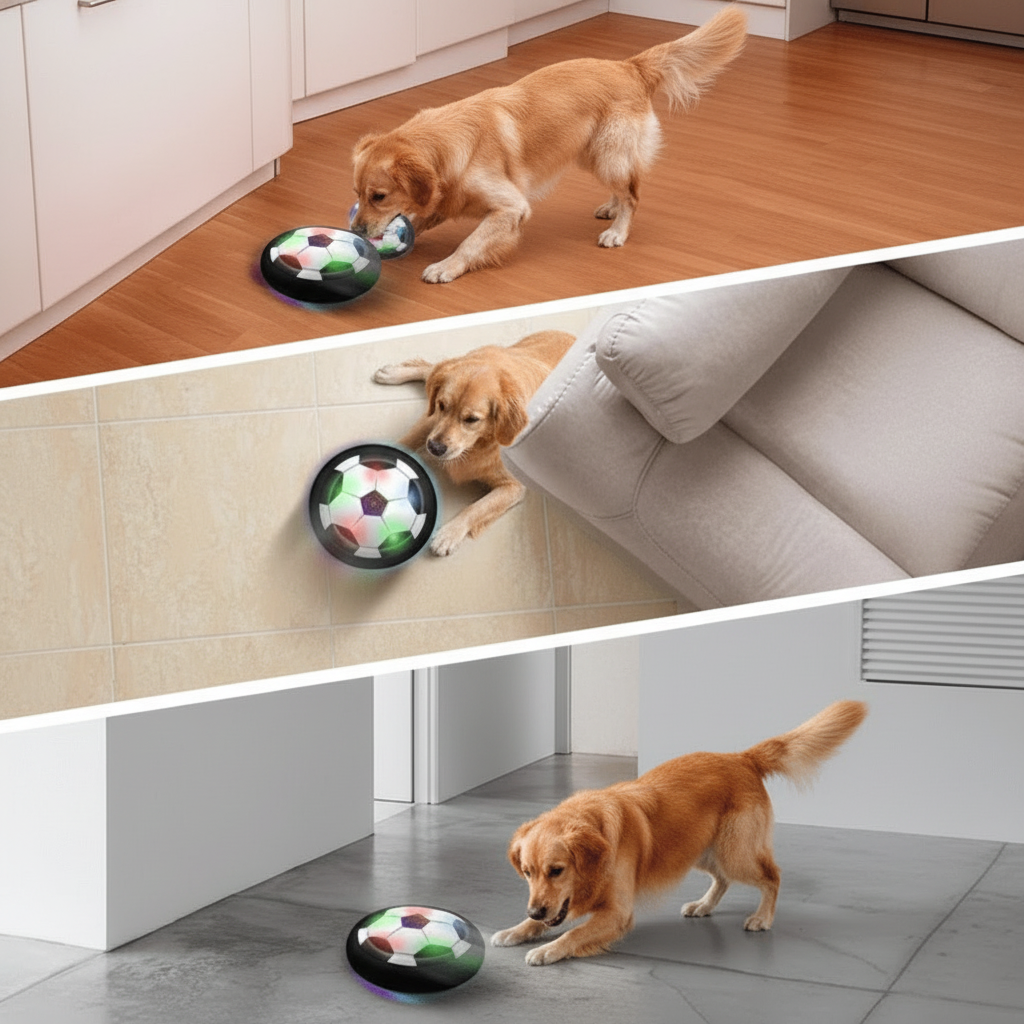 Interactive Play Ball for Dogs with Unpredictable Movements