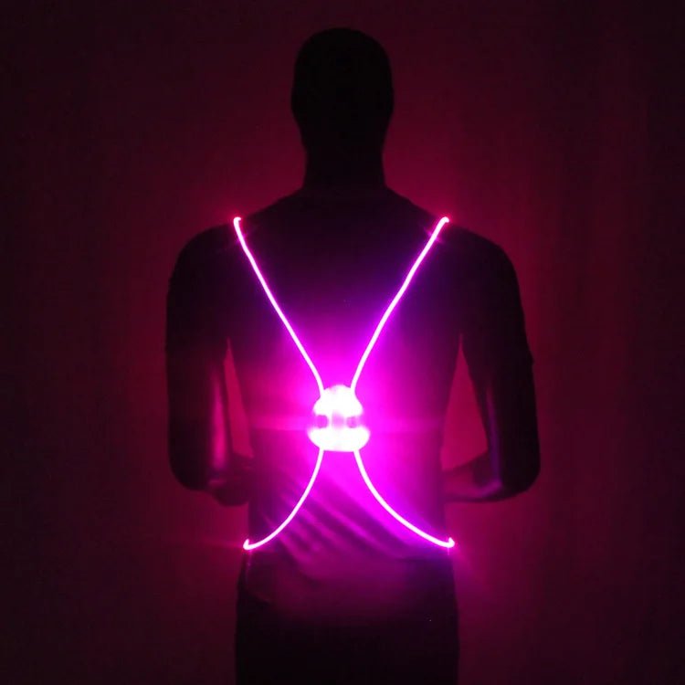 Reflective LED Vest for Running, Cycling, and Walking