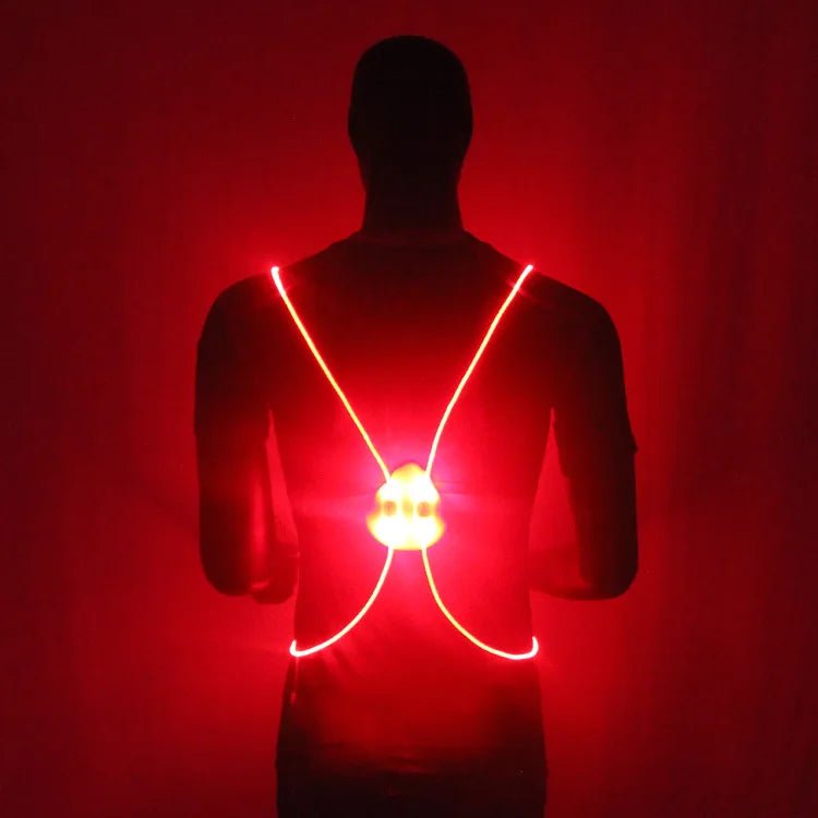 Reflective LED Vest for Running, Cycling, and Walking