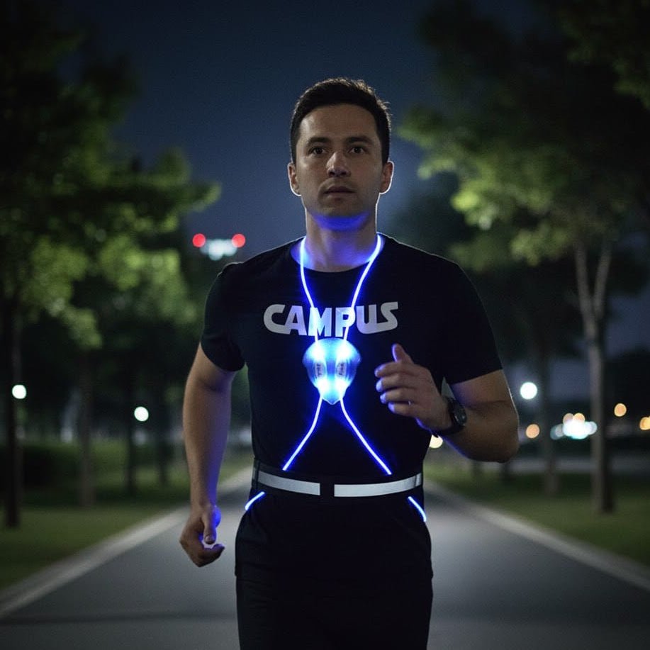 Reflective LED Vest for Running, Cycling, and Walking