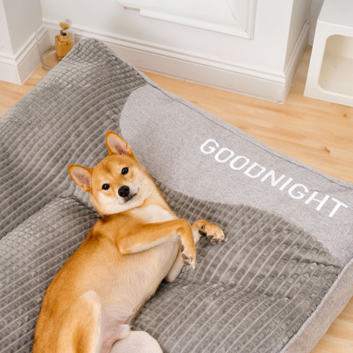 Thick Scratch-Resistant Spine Protection Dog Bed