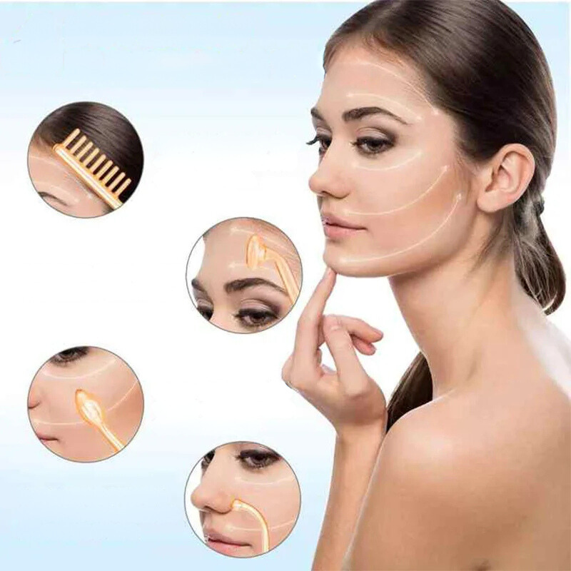 High-Frequency Skin and Eye Care Wand with Ozone Technology
