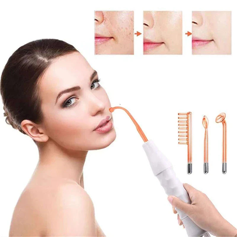 High-Frequency Skin and Eye Care Wand with Ozone Technology