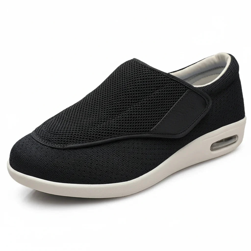 Cushioned Wide-Fit Shoes Designed for Sensitive and Swollen Feet
