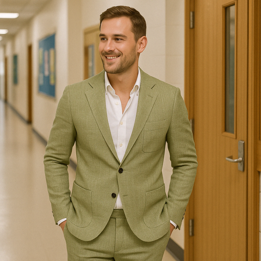 Men's Linen Suit | Light and Stylish for Summer&Autumn