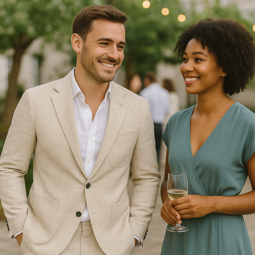 Men's Linen Suit | Light and Stylish for Summer&Autumn