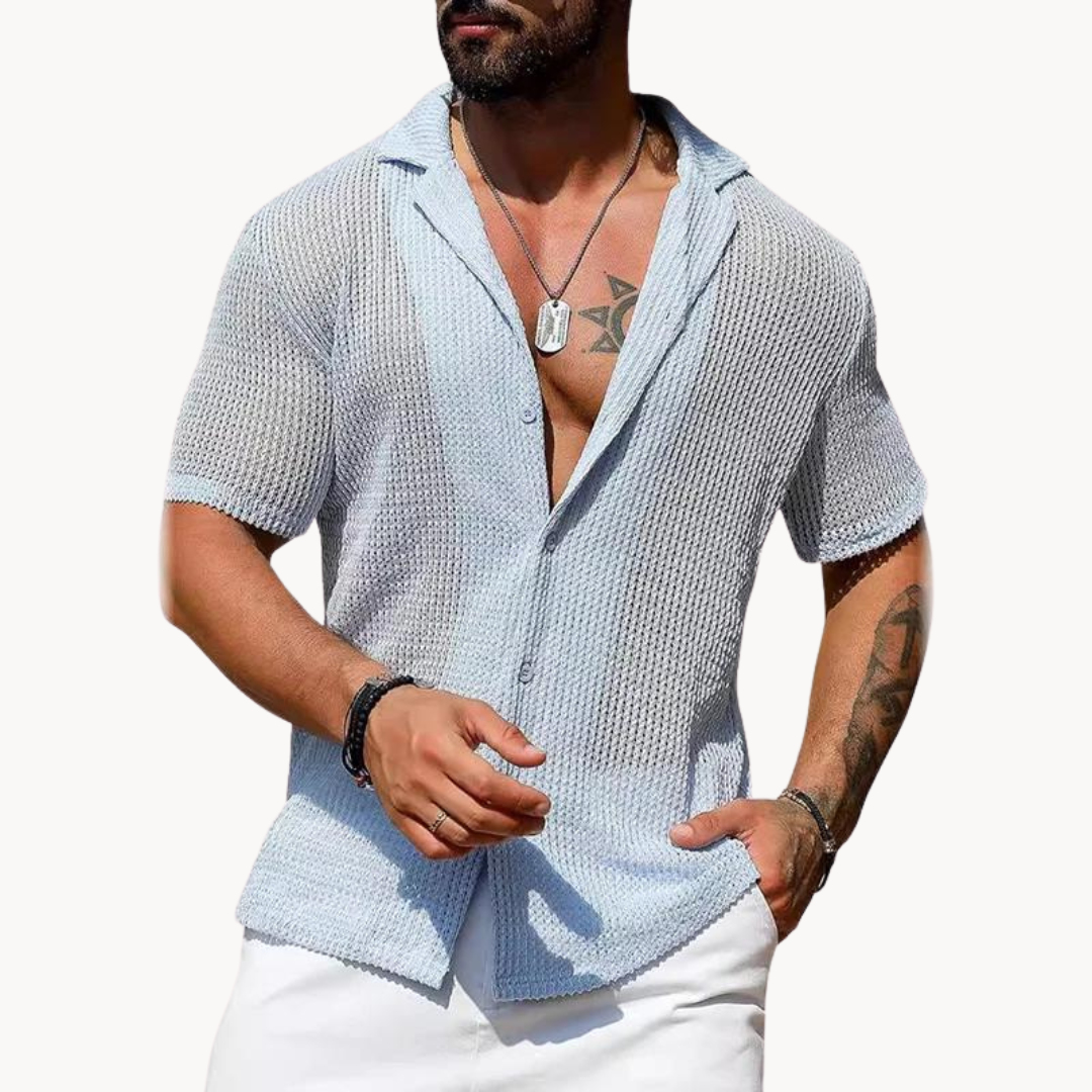Men's Summer Beach Shirt | Short Sleeve
