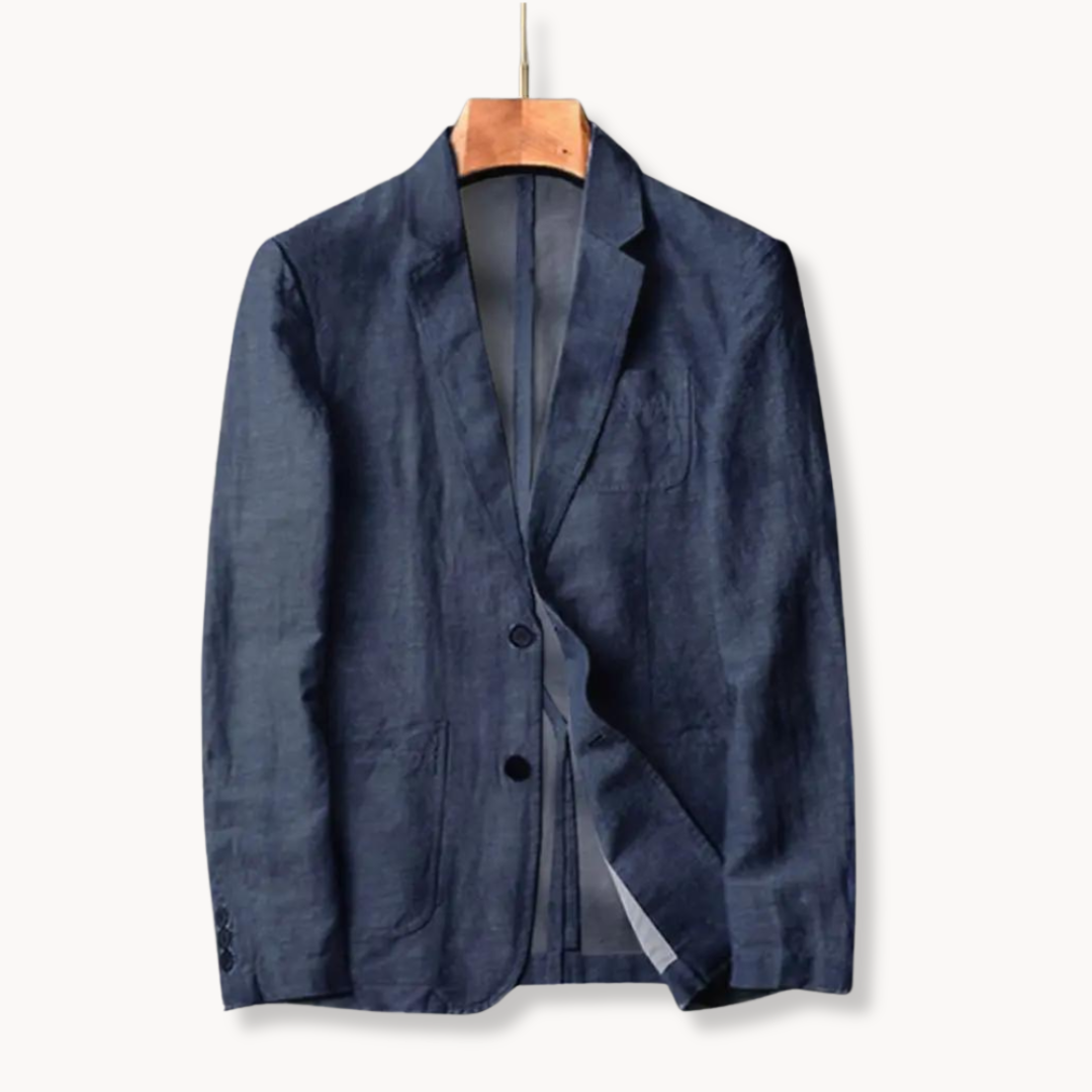 Men's Business Casual Blazer Jacket | Lapel Collar