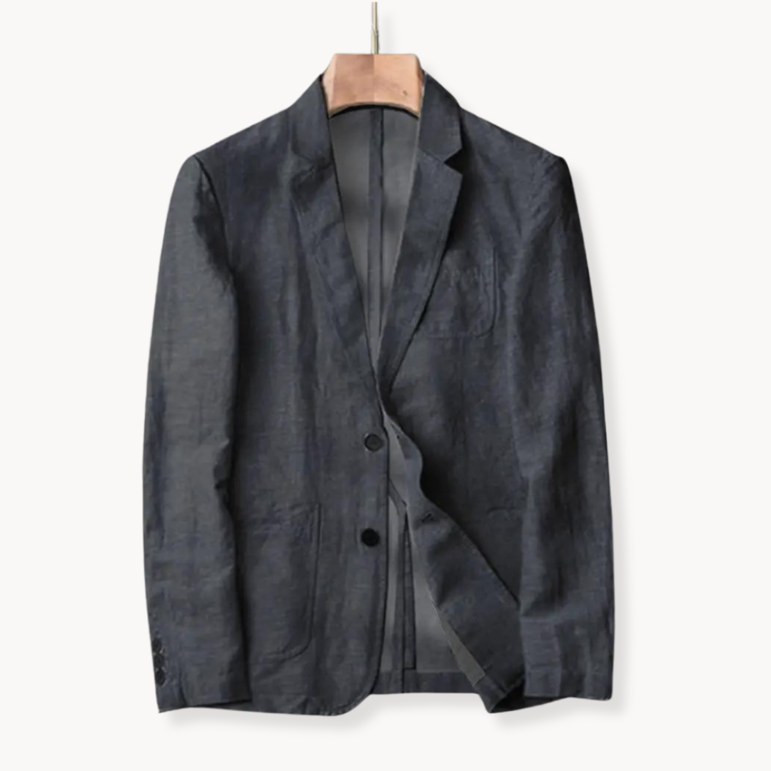 Men's Business Casual Blazer Jacket | Lapel Collar