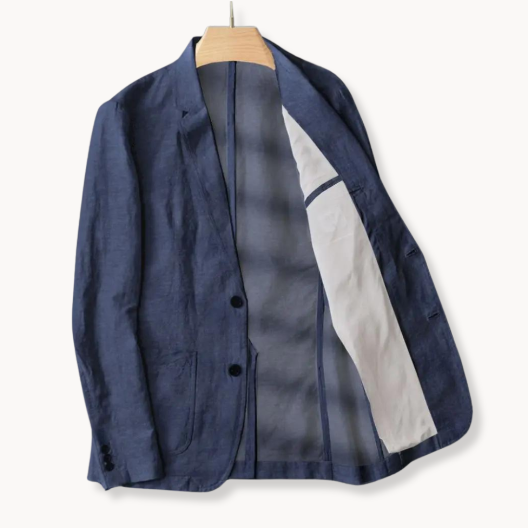 Men's Business Casual Blazer Jacket | Lapel Collar