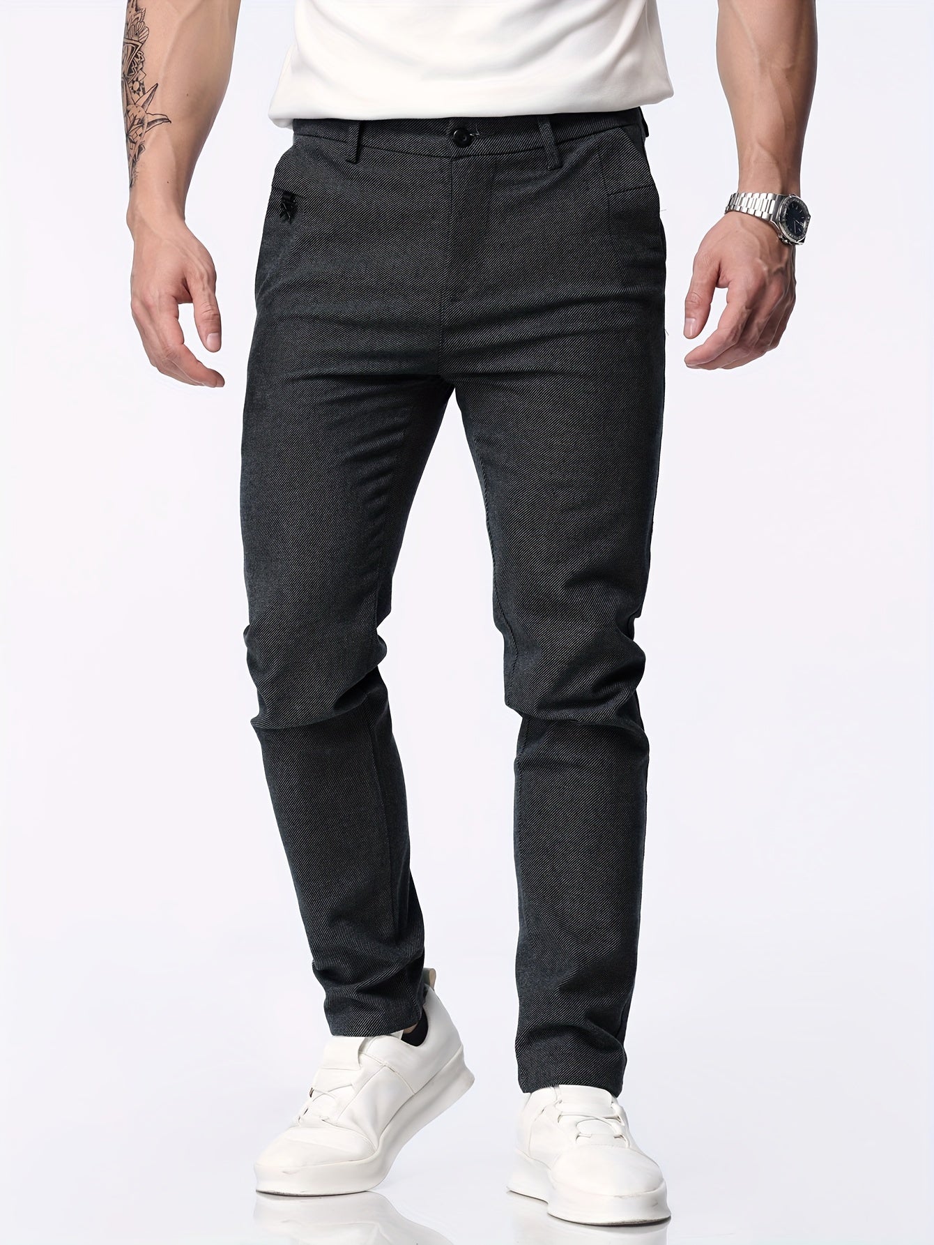 Men's Slim Fit Casual Business Pants | Chino