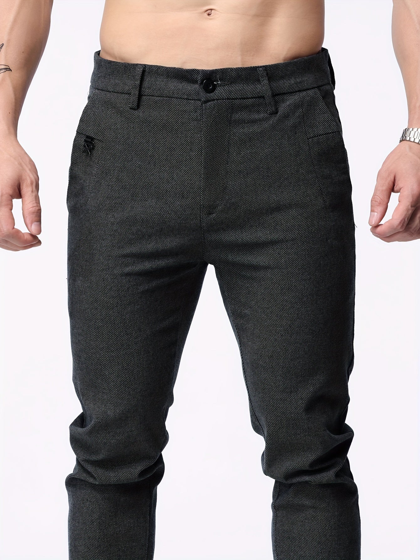 Men's Slim Fit Casual Business Pants | Chino