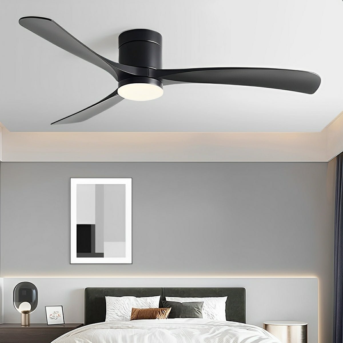 Modern Ceiling Fan with LED – Quiet Comfort and Contemporary Lighting
