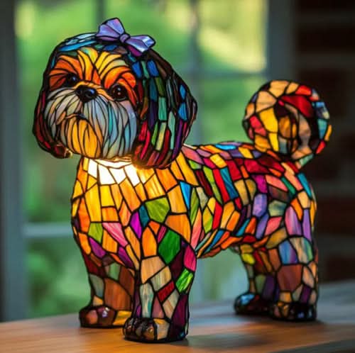 Pet Design Night Lamp | Warm Light | USB Powered with Switch