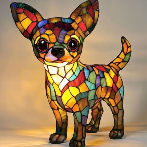 Pet Design Night Lamp | Warm Light | USB Powered with Switch