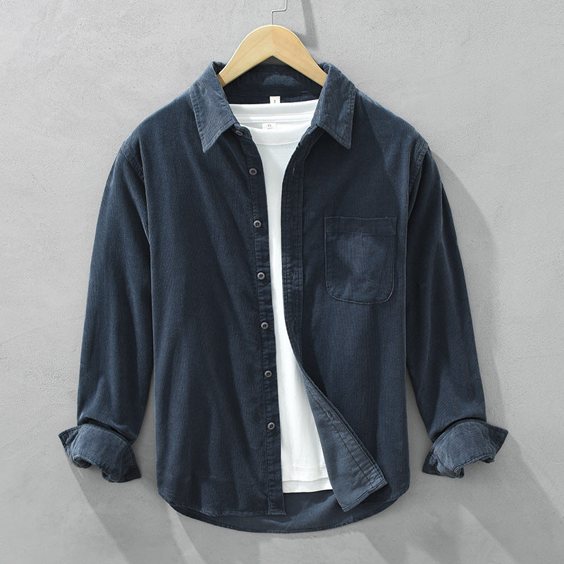 Men's Cord Shirt | Long Sleeve
