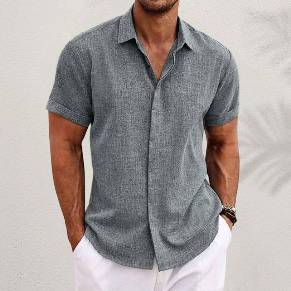 Men's Linen Shirt | Short Sleeve