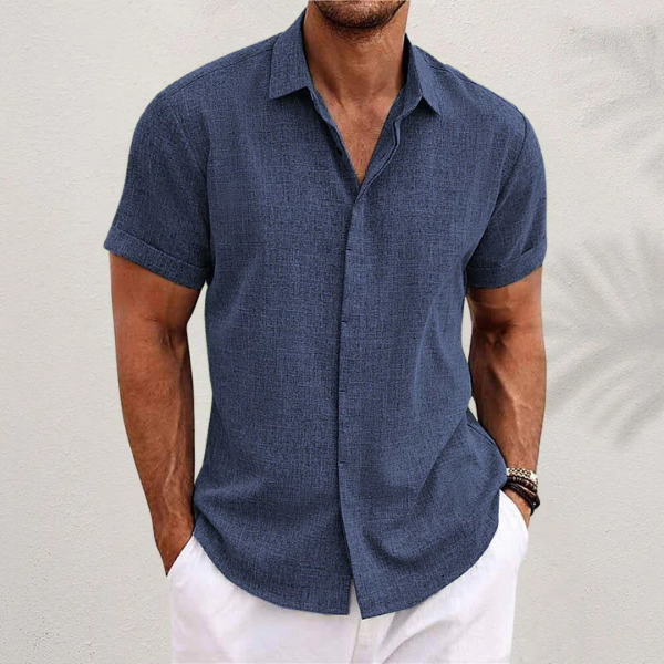 Men's Linen Shirt | Short Sleeve