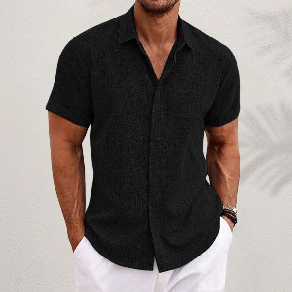 Men's Linen Shirt | Short Sleeve